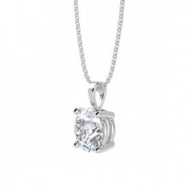0.26 Carat Pendant Necklace  with Jewelry Gift Box