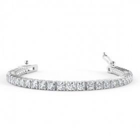 2 Carat round diamond tennis bracelet with jewelry gift box