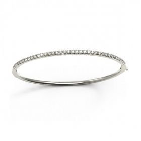 4 Carat round diamond bengal bracelet with Jewelry Gift Box