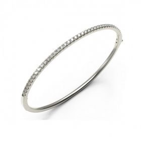 4 Carat round diamond bengal bracelet with Jewelry Gift Box